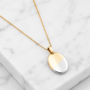Cat's Eye Pendant Titanium Steel Necklace Collection
