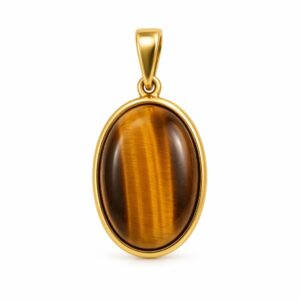 Tiger’s Eye Stone Stainless Steel Pendant Collection