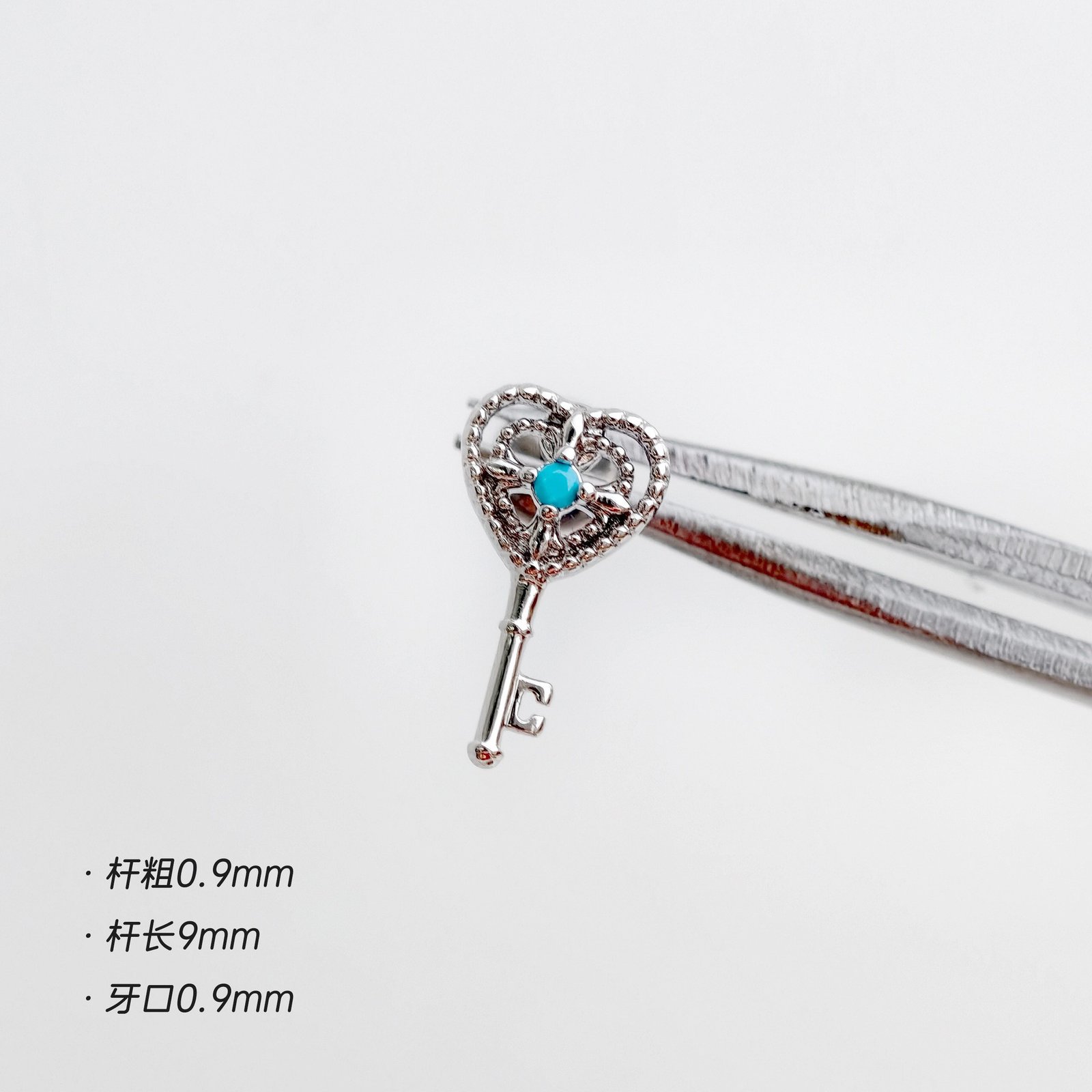 Turquoise Titanium Steel Stud Earring Collection - Image 7